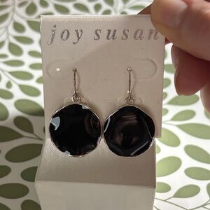 NWT Joy Susan Black Earrings